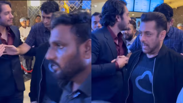 സല്മാൻ ഖാന്റെ അടുത്തേക്കെത്താൻ ശ്രമിച്ച് ആമിര് ഖാന്റെ മകൻ; തള്ളിമാറ്റി ബോഡിഗാര്ഡ്: സമൂഹ മാധ്യമങ്ങളിൽ ചൂടൻ ചർച്ചയ്ക്ക് വഴിയൊരുക്കുന്ന വീഡിയോ ദൃശ്യങ്ങൾ കാണാം