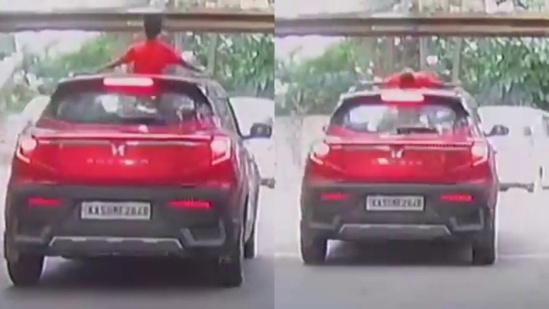 സൺ റൂഫിലൂടെ തലയുയർത്തി നിന്ന് കുട്ടികളുടെ യാത്ര: അപകട സാധ്യത ഓർമ്മപ്പെടുത്തി ഞെട്ടിക്കുന്ന വീഡിയോ ദൃശ്യങ്ങൾ; ഇവിടെ കാണാം