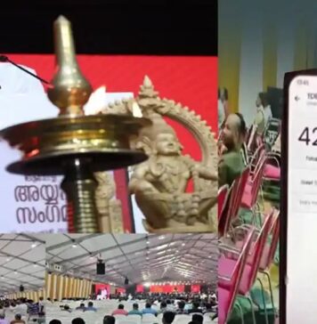 രജിസ്റ്റര് ചെയ്തത് 4245 പേര്; പങ്കെടുത്തത് വെറും 623 പേർ; ആളൊഴിഞ്ഞ കസേരകള്ക്ക് ചെലവായതോ ഏഴ് കോടി: അയ്യപ്പ സംഗമത്തിൽ കോളടിച്ചത് ഊരാളുങ്കലിന് മാത്രം
