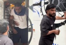 ഷൂട്ടിംഗ് ലൊക്കേഷനിൽ ഷറഫുദ്ദീനോട് പൊട്ടിത്തെറിച്ച് വിനായകൻ; വിനായകനെ ക്യാരവനിൽ അടച്ച് ഷറഫുദ്ദീൻ: വൈറൽ വീഡിയോ കാണാം