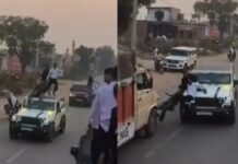 റീലിന് വേണ്ടി മരണക്കളി; ഓടുന്ന താറില് മൂന്ന് പേരുടെ അഭ്യാസപ്രകടനം; തലനാരിഴയ്ക്ക് ഒഴിവായത് വൻദുരന്തം: വീഡിയോ ദൃശ്യങ്ങൾ കാണാം