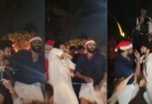 ക്രിസ്മസ് കളറാക്കി നീരജും പെപ്പെയും ; പേളി മാണിയുടെ കമന്റ് വൈറൽ