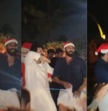 ക്രിസ്മസ് കളറാക്കി നീരജും പെപ്പെയും ; പേളി മാണിയുടെ കമന്റ് വൈറൽ