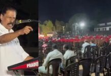 “ആളു കുറഞ്ഞതല്ല, കസേര കൂടിയതാണേ”: പയ്യന്നൂരില് എം വി ഗോവിന്ദന്റെ പ്രസംഗം കേള്ക്കാനാളില്ല; സംസാരിക്കാൻ തുടങ്ങിയതോടെ എഴുന്നേറ്റ് പോയി പ്രവർത്തകർ