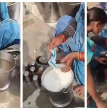പാൽ പൊട്ടിച്ചൊഴിക്കുന്നത് മലിന ജലത്തിലേക്ക്; കുട്ടികൾക്ക് കൊടുക്കുന്നത് തിളപ്പിക്കുക പോലും ചെയ്യാതെ: ഉത്തർപ്രദേശിലെ സ്കൂളിൽനിന്നുള്ള ഞെട്ടിക്കുന്ന ദൃശ്യങ്ങൾ കാണാം