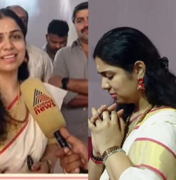 തൃപ്പൂണിത്തുറയില് സിനിമാതാരം അഞ്ജലി നായര് ട്വൻ്റി ട്വൻ്റി സ്ഥാനാര്ത്ഥി ; സോഷ്യല് മീഡിയയില് രോഷപ്രകടനവുമായി ബിജെപി അണികള് ; വിശദാംശങ്ങൾ വായിക്കാം