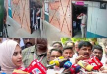 കോഴിക്കോട് സ്ട്രോങ്ങ് റൂം തുറന്നത് തെരഞ്ഞെടുപ്പ് അട്ടിമറിക്കാൻ ഉള്ള നീക്കം? സ്ഥാനാർഥിയെ തടഞ്ഞ് ഉദ്യോഗസ്ഥർ; ഡയറി എടുക്കാൻ എന്നുള്ള ഉദ്യോഗസ്ഥന് ന്യായീകരണം തള്ളി യുഡിഎഫ്; വിവാദം കത്തുന്നു