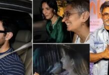 ആദ്യ ഭാര്യയും രണ്ടാം ഭാര്യയെയും പ്രതിശ്രുത വധുവിനെയും ഒരേ വാഹനത്തിൽ കയറ്റി അമീർ ഖാന്റെ കറക്കം; അമ്പരന്ന് സോഷ്യൽ മീഡിയ: വൈറൽ വീഡിയോ കാണാം