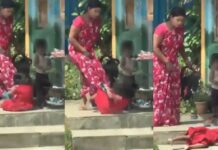 പിഞ്ചുകുഞ്ഞിനെ നെഞ്ചില് ചവിട്ടി നിലത്തിട്ട് അംഗൻവാടി ജീവനക്കാരി, കൂസലില്ലാതെ അകത്തേക്ക്, അലറിക്കരഞ്ഞ് പെണ്കുഞ്ഞ്: വീഡിയോ ദൃശ്യങ്ങൾ കാണാം