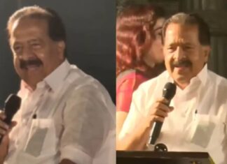 ‘ഭരണം മാറിയിട്ടും മൈക്കിന്റെ വിഷയം മാറിയിട്ടില്ല’: ഹരിവരാസനം സിനിമയുടെ പൂജാവേദിയില് തഗ്ഗടിച്ച് ചെന്നിത്തല; വൈറൽ വീഡിയോ കാണാം
