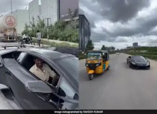 സിഗ്നലിൽ തുടങ്ങിയ സംഭാഷണം വൈറൽ കഥയായി; ഓട്ടോ ഡ്രൈവർക്ക് ലംബോർഗിനി ഓടിക്കാൻ നൽകി യുവ വ്യവസായി, വീഡിയോ കാണാം