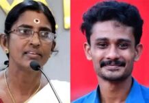 “മോനേ ശിവകുമാരാ, മോന്റെ അസുഖം ഞങ്ങൾക്ക് പിടികിട്ടി”: ഹിന്ദു ഐക്യവേദി നേതാക്കൾ മുഖ്യമന്ത്രിയെ കണ്ടതിന് വിമർശനം; എസ്എഫ്ഐ സംസ്ഥാന സെക്രട്ടറി ശിവപ്രസാദിന് ചുട്ട മറുപടിയുമായി ശശികല ടീച്ചർ