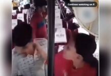ബസിനുള്ളില് നഗ്നതാപ്രദര്ശനം: പൂവാലൻ്റെ കരണംപുകച്ച് യുവതി; വൈറൽ ദൃശ്യങ്ങൾ കാണാം