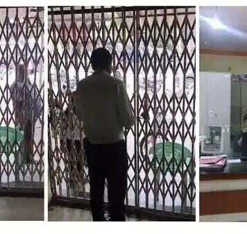 ഓവർടൈം ചെയ്യാൻ വിസമ്മതിച്ച ജീവനക്കാരെ ഓഫീസിൽ പൂട്ടിയിട്ട് ജോലിയെടുപ്പിച്ച് ബാങ്ക് മാനേജർ , വീഡിയോ കാണാം